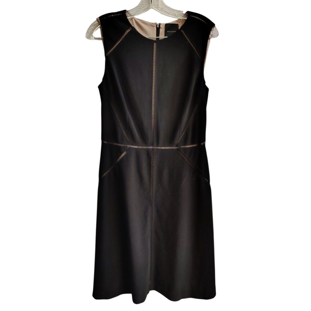 Alex Marie Women's Black LBD Fit and Flair Mini Cut Out Dress Size 6